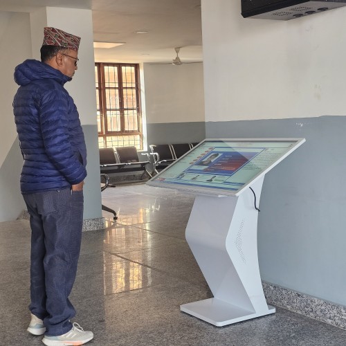 Interactive Digital Citizen Charter at Nagarjun Municipality on KIOSK
