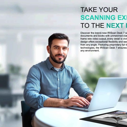 IRIScan Desk 7 Pro - Overhead Document Scanner (18 MP | 600 DPI)