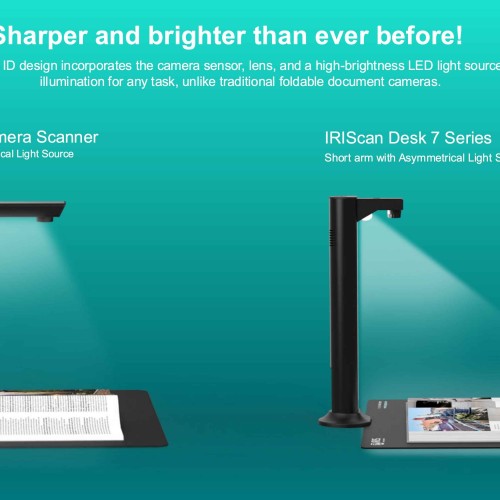 IRIScan Desk 7 Business - Overhead Document Scanner  (24 MP | 600 DPI)