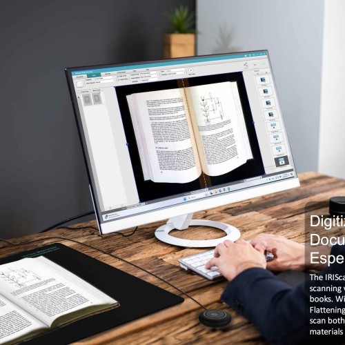 IRIScan Desk 7 Pro - Overhead Document Scanner (18 MP | 600 DPI)
