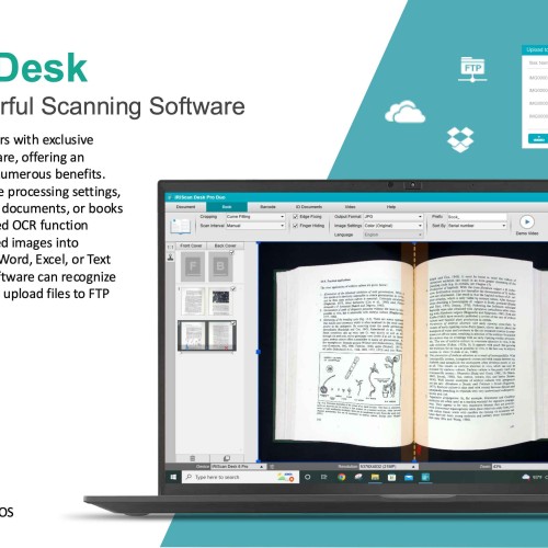IRIScan Desk 7 Pro - Overhead Document Scanner (18 MP | 600 DPI)
